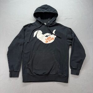 Harry Styles Love On Tour Hoodie Mens‎ Medium Black Bunny Graphic Sweatshirt